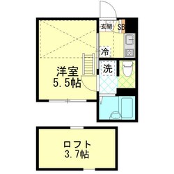 エクセル十条の物件間取画像